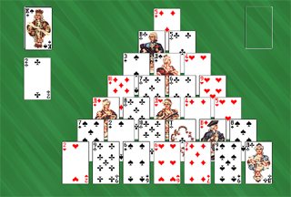 pyramid solitaire card game